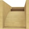 Ekena Millwork 11"W x 22"D x 11"H Wide Viola Rough Cedar Woodgrain TimberThane Corbel, Primed Tan CORUR11X22X11VIORCPR - alternate 6